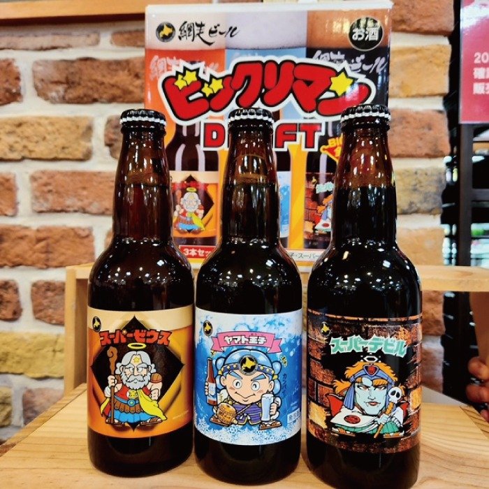 気質アップ】 ビックリマン DRAFT 網走ビール 330ml 3本×2箱